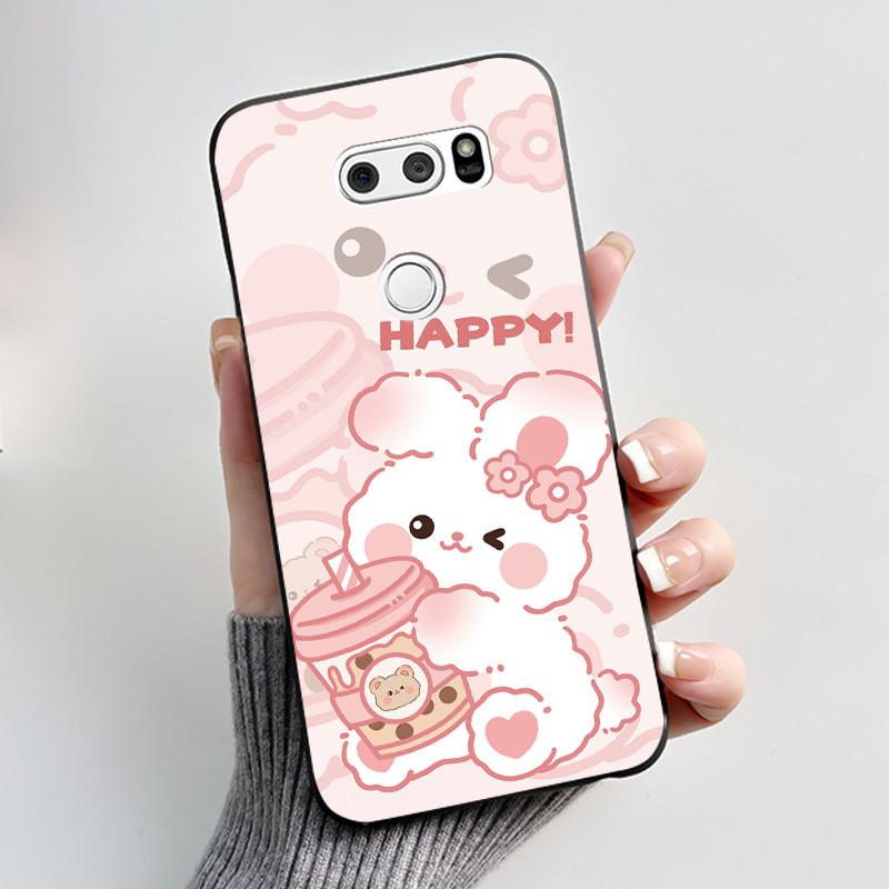 Casing For LG V30 V30+ V30S V30S+ V35 V35+ ThinQ Slim Soft Black Silicon Case Aesthetic Luxury Cute Cool Boys Girls Back Cover