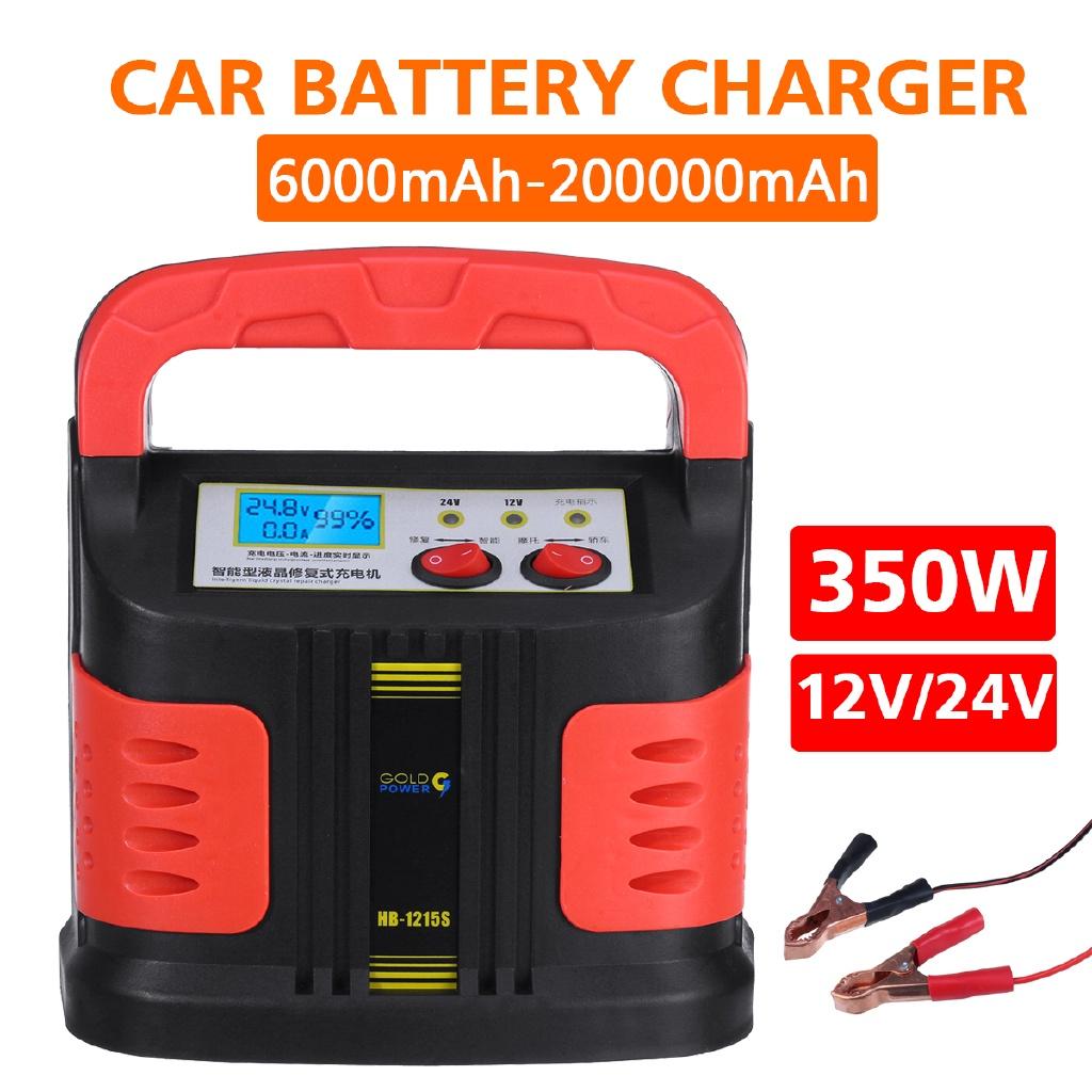 Automatic Battery Charger 12/24V Jump Starter Emergency Charger Booster Power Bank Pulse Repair Device For Car Truck
