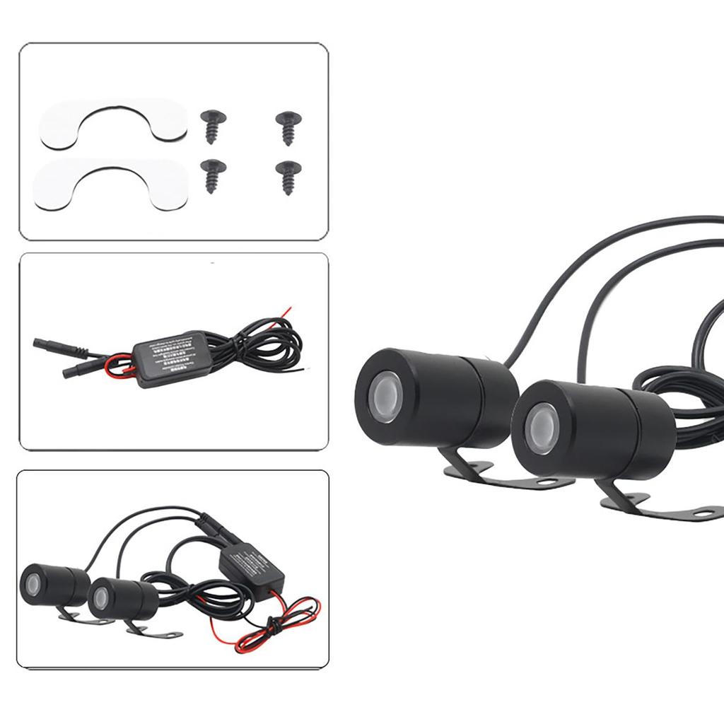 Projector Light Angel Wing Motorcycle Light Modified Chassis Light LED Angel Wings Welcome Light