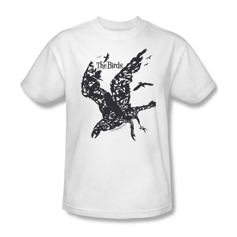 The Birds T shirt Alfred Hitchcock adult standard fit white cotton tee UNI221 Unisex T-Shirt L
