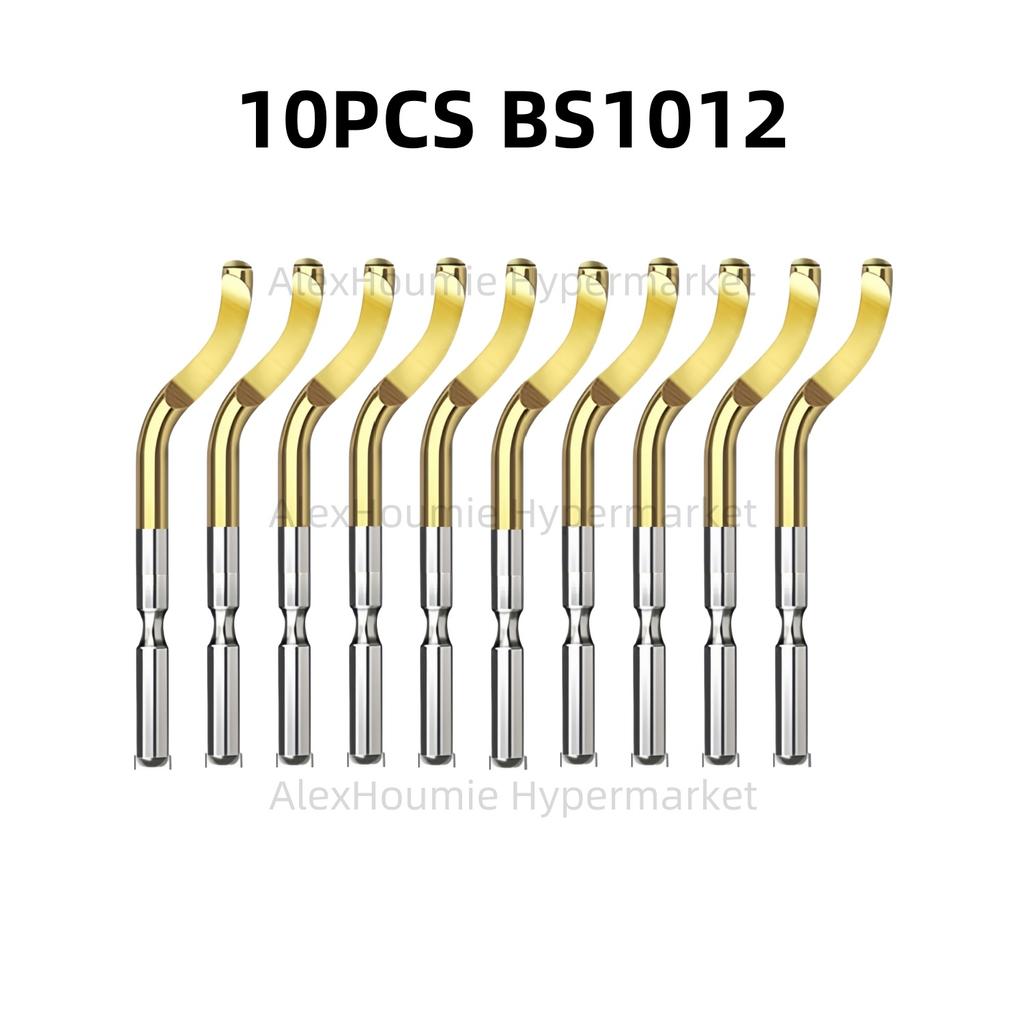 10 PEZZI Lame Rotanti ad Alta Velocità per Sistema di Sbavatura BS1010 BS1012 BS1018 BK3010 BS3010 Strumento per Pulizia Filettatura Interna a 360 Gradi