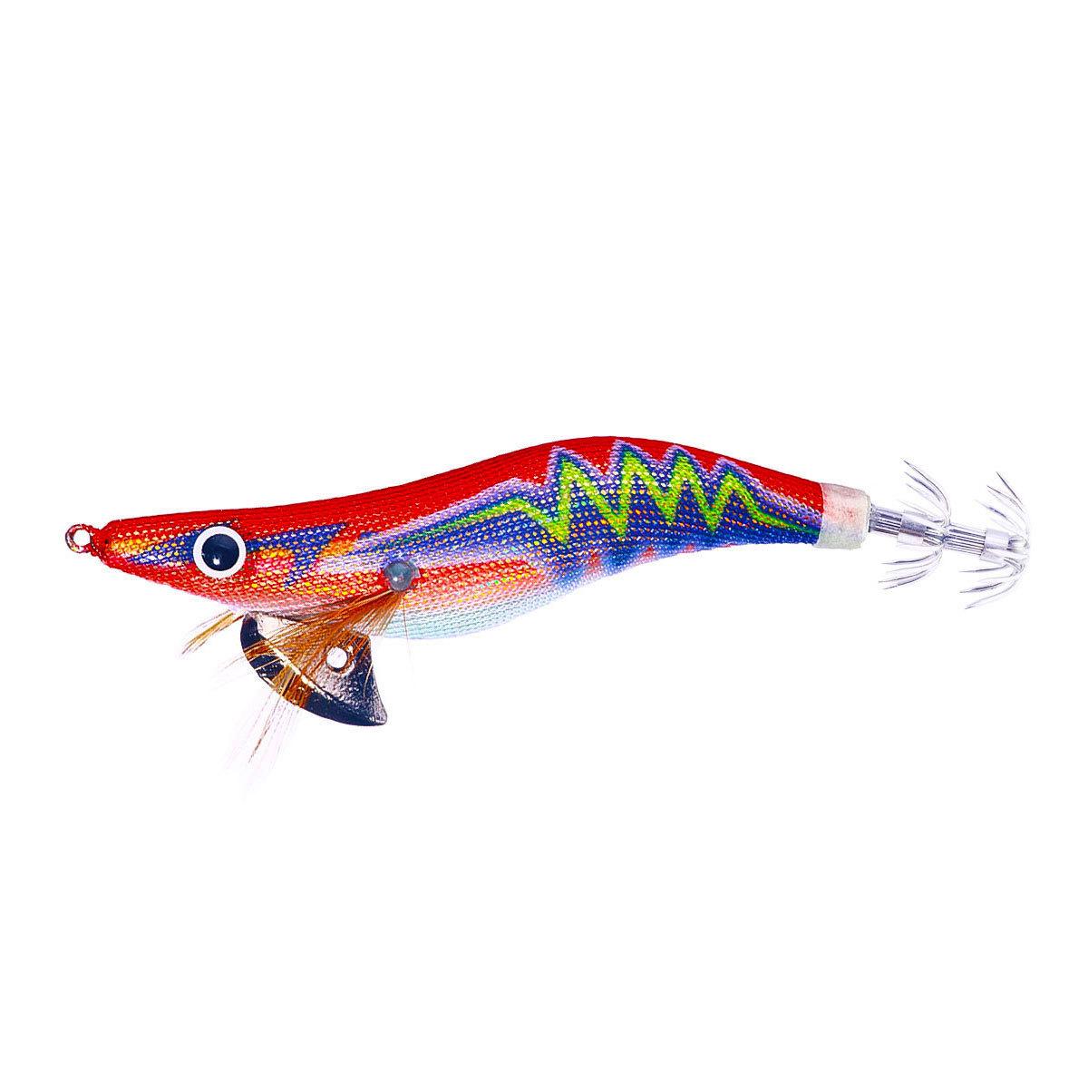 Luminous Lure Bait5No. 2 Putter10cm13gElectroplated Flashing Fake Bait Octopus Squid Bionic Fishing Lure Box Set 10CM 13G