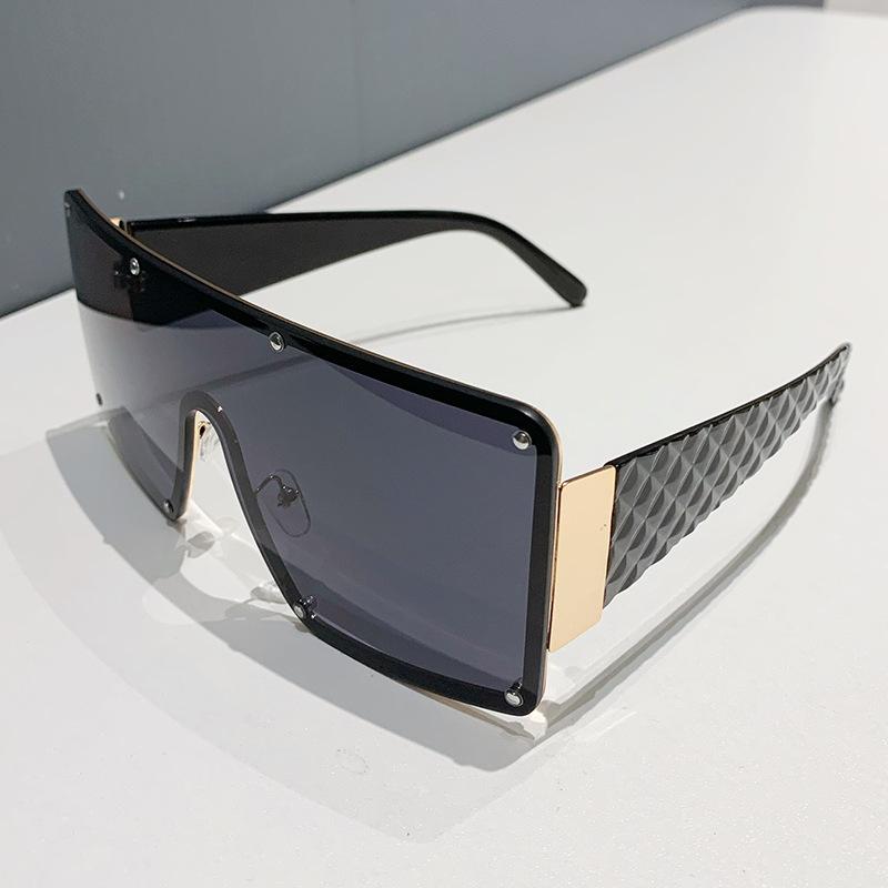 JYL TS Sunglasses Frameless Butterfly Diamond Exotic/90165 B-4152 темно серый