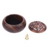 Solid Wood Pan Incense Burner, Indoor Aromatherapy Burner With Sandalwood Incense, Tea Ceremony ,Prayer Rooms, Yoga Decoration