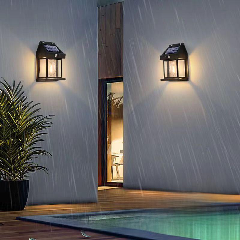 Hochleistungsfähige wasserdichte Solar-Wandleuchten für den Außenbereich für Haus und Garten