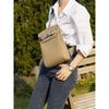 2025 New Kelli Breast Bag Fashionable Mini Simple Lychee Pattern Togo First Layer Cowhide Single Shoulder Women's Leather Bag