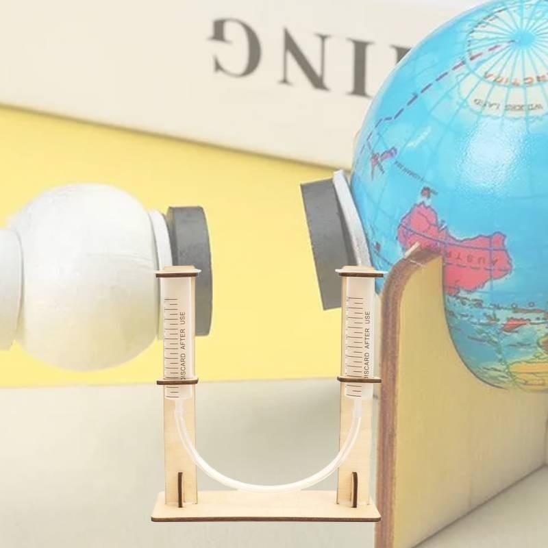 Educational Stem Diy Wooden Pipe Level Indicator Kit For Elementary Students Handmade Material Pack
