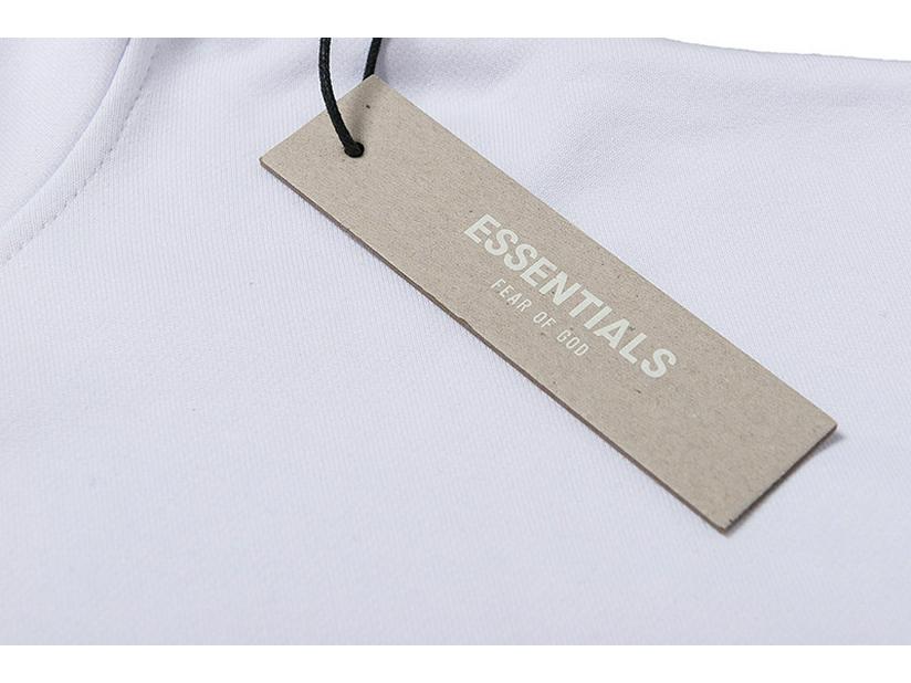 Giacca con cappuccio riflettente unisex FOG Essentials - Felpa sottile in spugna con doppia cucitura