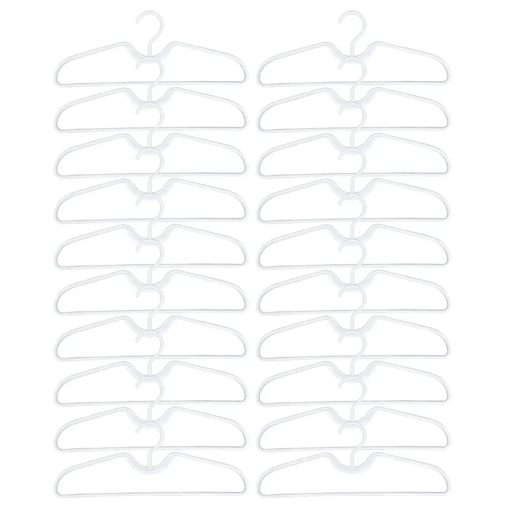 Coat Hanger Short Neck Hangers Clothes Hanger Lightweight Pack Of 10 White 41.5*15.5cm Short Neck High Quality