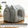 Plush Winter Bed for Small and Medium Pets - Cozy Sleeping Nest for Bichon and Teddy