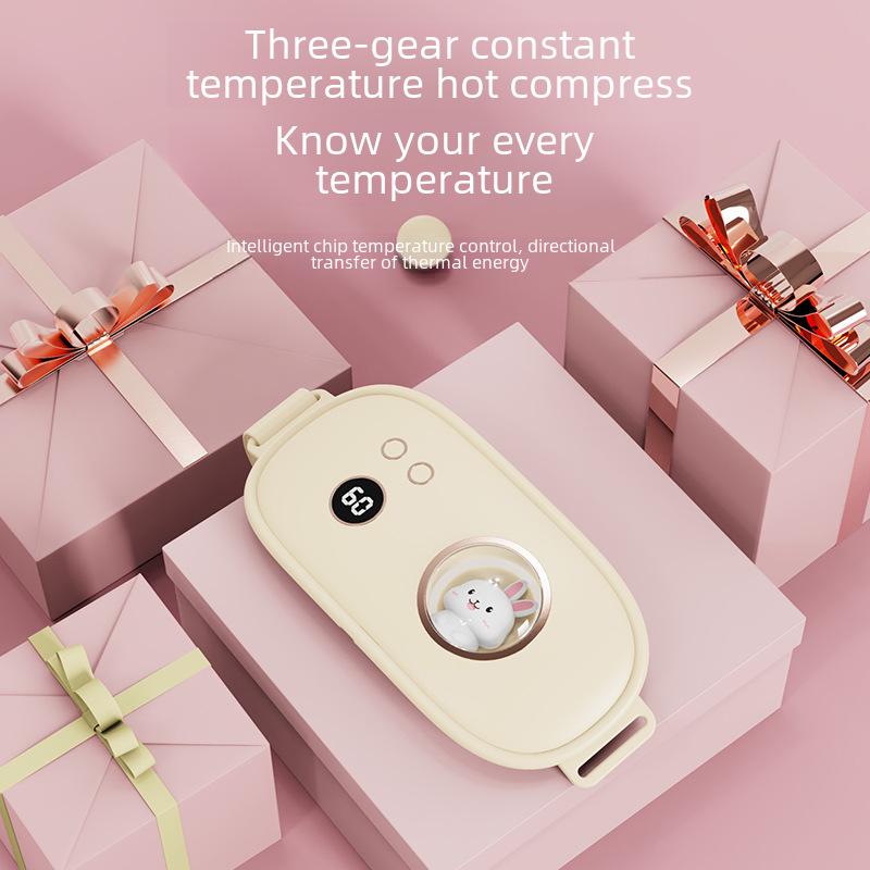 "Rechargeable Digital Wormwood Heat Massager for Pain Relief"