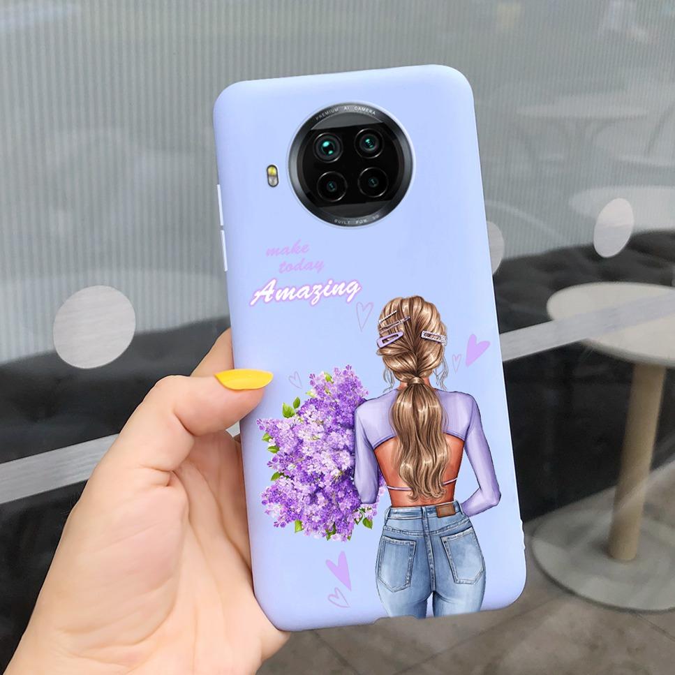 ForXiaomi Mi 10T Lite Case Cute Cartoon Cat Painted TPU Silicone Back Cover For Xiaomi Mi 10T Lite 5G 10Tlite Phone Case Funda