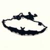 Gothic Black Bat Necklace With Alloy Chain For Fashion Ol Women Men