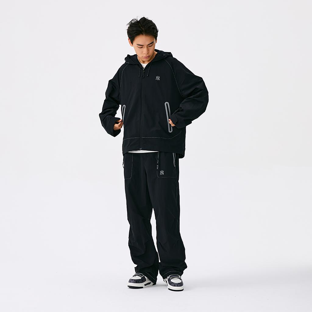 New MLB New York Yankees Basic Collection 25FW Casual Pants Unisex Standard Black 3AWPB0954-50BKS