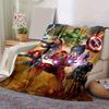 1 pièce Couverture Imprimée Avengers - Douce, Couverture Toutes Saisons pour Salon, Chambre, Cadeau Personnalisé avec Design Cartoon Adorable