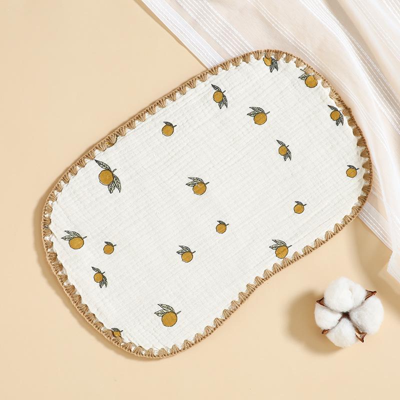 10 Layer Cotton Muslin Baby Pillows for Newborn Gauze Towel Burp Cloths Baby Stuff Infant Flat Pillow Bedding Babies Accessories