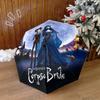 1PC Corpse Bride Moonlit Romance Automatic Umbrella - Suitable Travel Outdoor Portable Umbrella Birthday Gift Daily Essentials