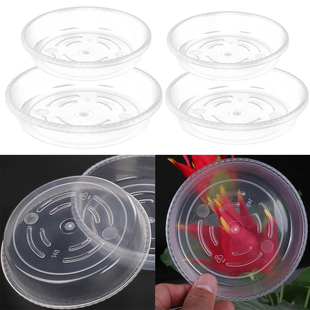 Transparent Color Plant Saucers 12 Inches 8 Inches Plastic