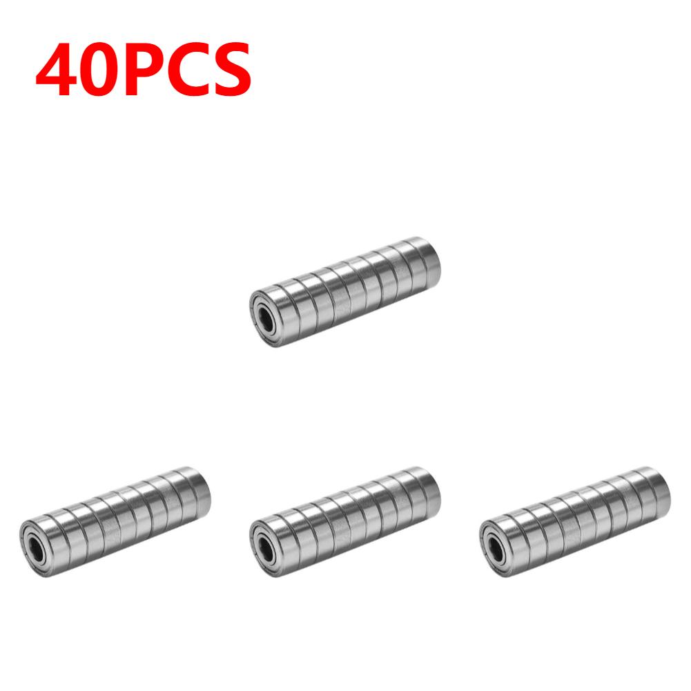 100-10Pcs 608ZZ Metal Double-Shielded Miniature Deep Groove Skateboard Ball Bearings 8x22x7mm for Skateboards Inline Skates