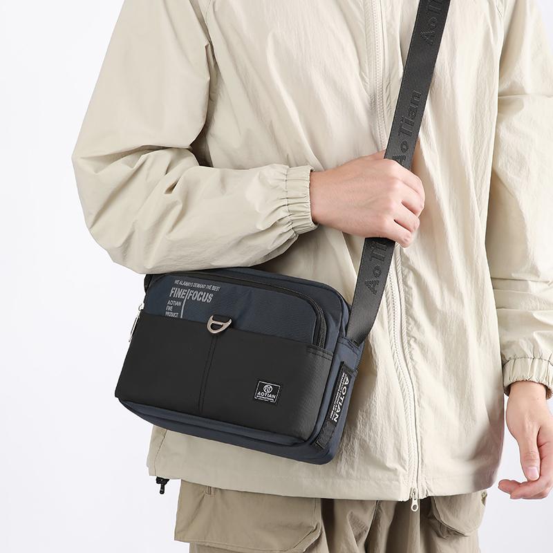 Outdoor Men's Shoulder Bag Oxford Crossbody Bag