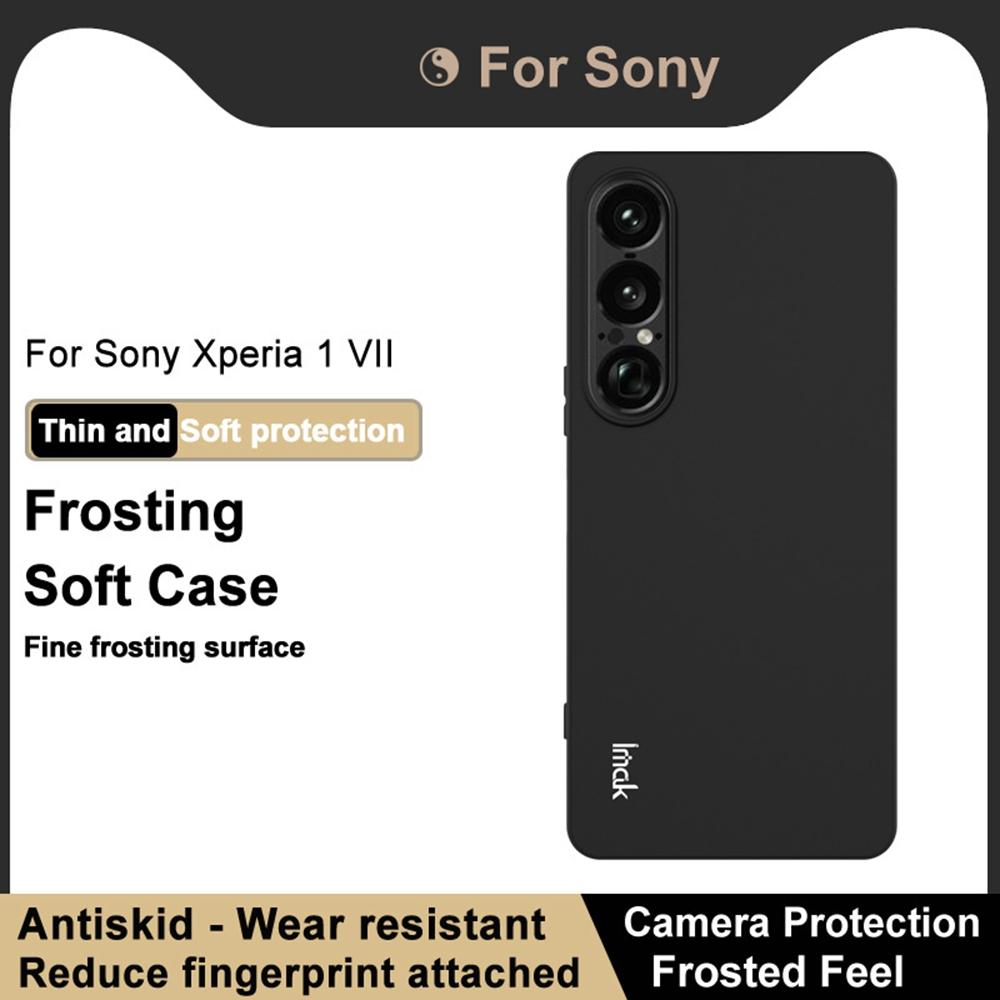 IMAK UC-3 Series for Sony Xperia 1 VII Case Matte Anti Fingerprint Soft TPU Cover