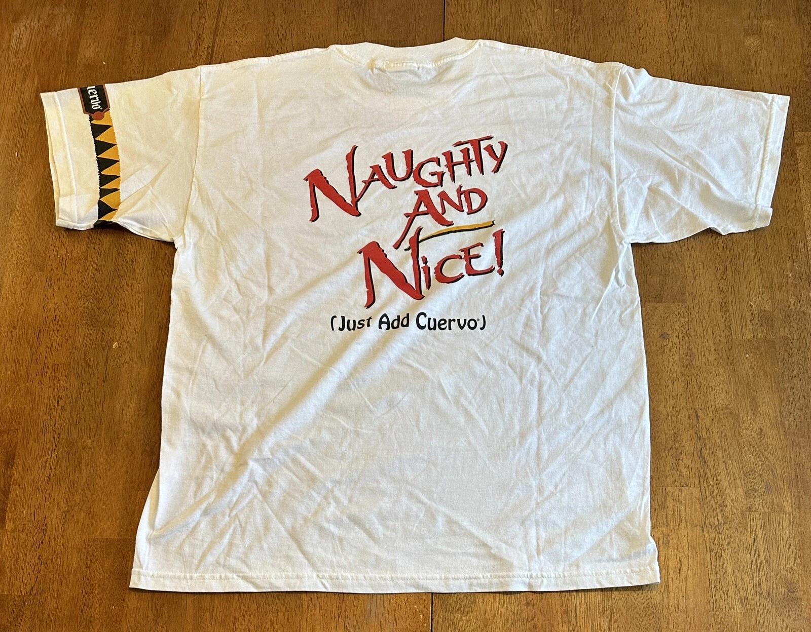 Vintage Jose Cuervo Naughty And Nice T Shirt XL 90s Y2K 4XL