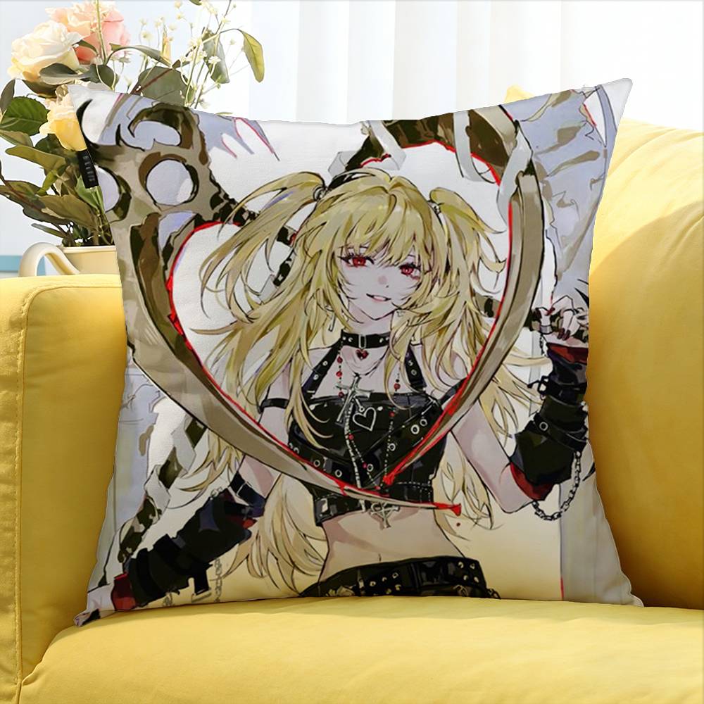 Misa Amane Comic Character World Various Sizes Square Pillow Case For Car Home Bedchamber Decor