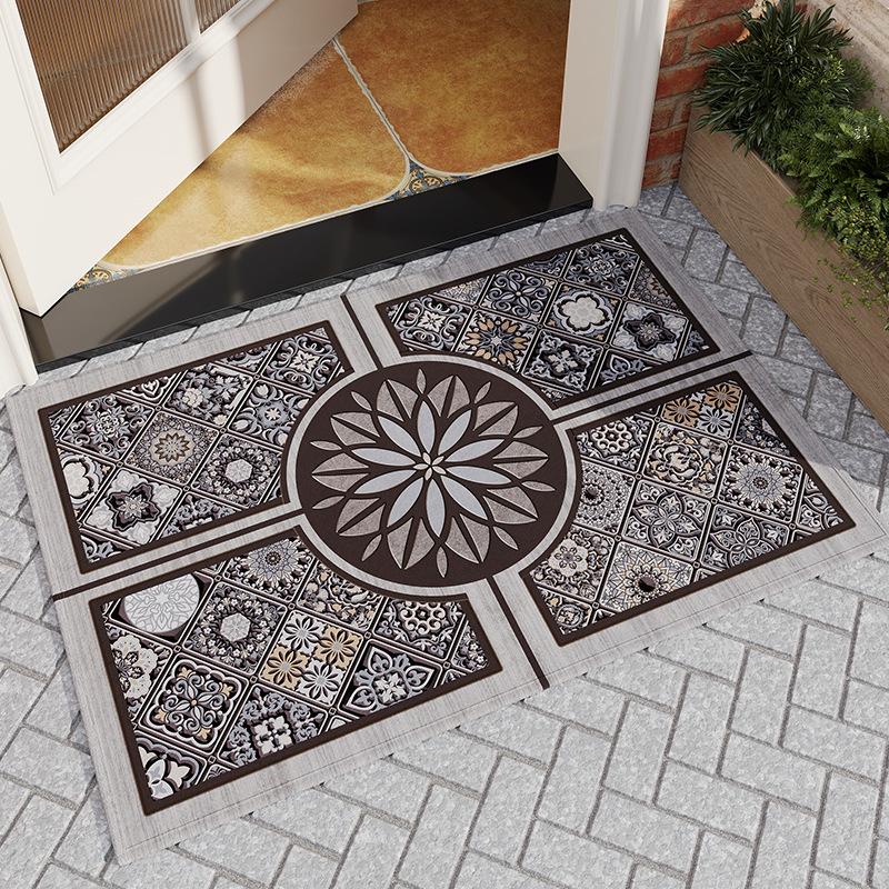 Bodenmatte für die Eingangstür, Home Advanced Sense Villa Gate, rutschfeste Fußmatte, Eingangstür, schmutzabweisender Teppich 50x80cm