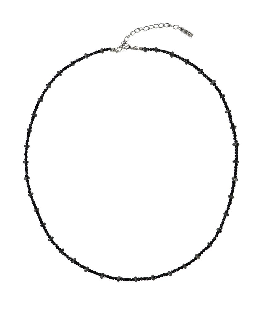 Scalettoblack Ram022 Labradorite Segment Line Necklace