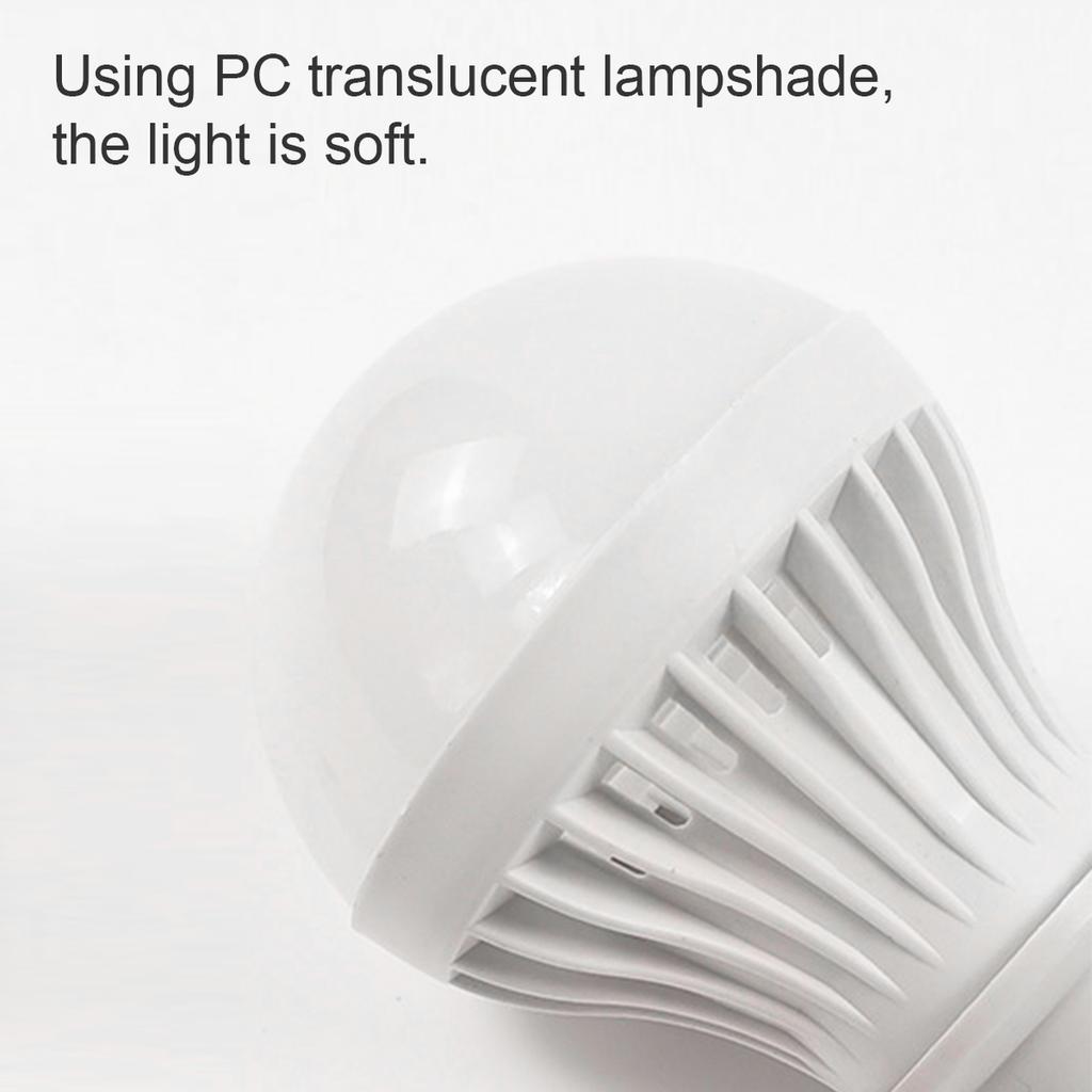 Usb Led Camping Lamp 3w 5w 7w 9w 12w With 1.2m Clip Line Room Light 5v Bulb Milky Cover Table Eye/protection Usb-adapter-powered