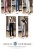 High Waist Wide Leg Ice Silk Maternity Pants for Spring and Summer Sun Protection