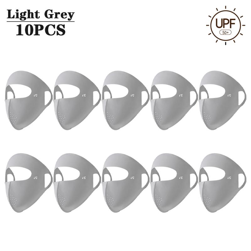 1-10PCS 2025 Summer Full Face Mask UV Sun Protection for Men Women Outdoor Travel Cycling Beach Elastic Breathable Face Cover