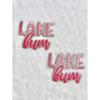 Lake Bum and Beach Bum Embroidered Iron On Patches, Lake Babe Patch, Pool Babe Patch, Cute Iron-On/Sew-On Appliques Patch for Trucker Hats, Jeans