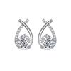925 Silver Needle Korean Fashion Crystal Flower Earrings For Women Jewelry Trending New Luxury Zircon Flowers Stud Earrings
