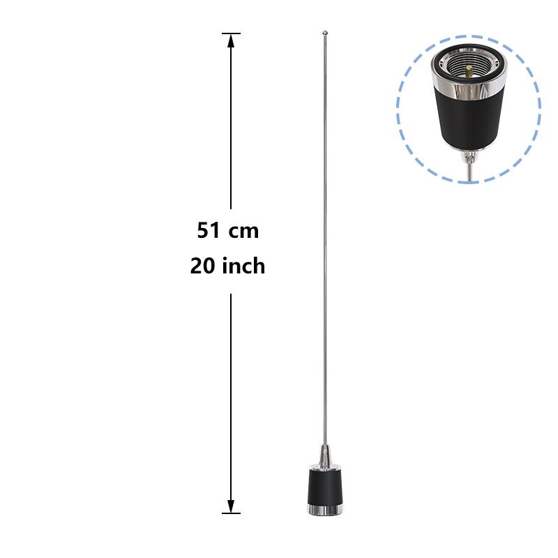 NMO800 Antenna 144/430MHz NMO Connector High Gain Long Range 5M Coaxial Extend Cable for Car Radio TH-9800 BJ-318 BJ-218 Aerials