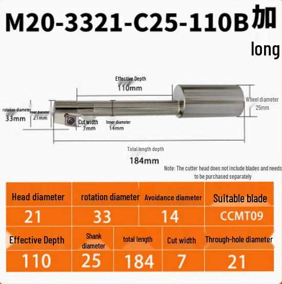Eccentric Chamfering & Back Boring Countersink CNC Milling Cutter