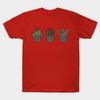 Unisex Fashion TShirt Cactus Print TShirt Plus Size S-5XL T-Shirt 100%Cotton Tops O Neck Short Sleeve Tees