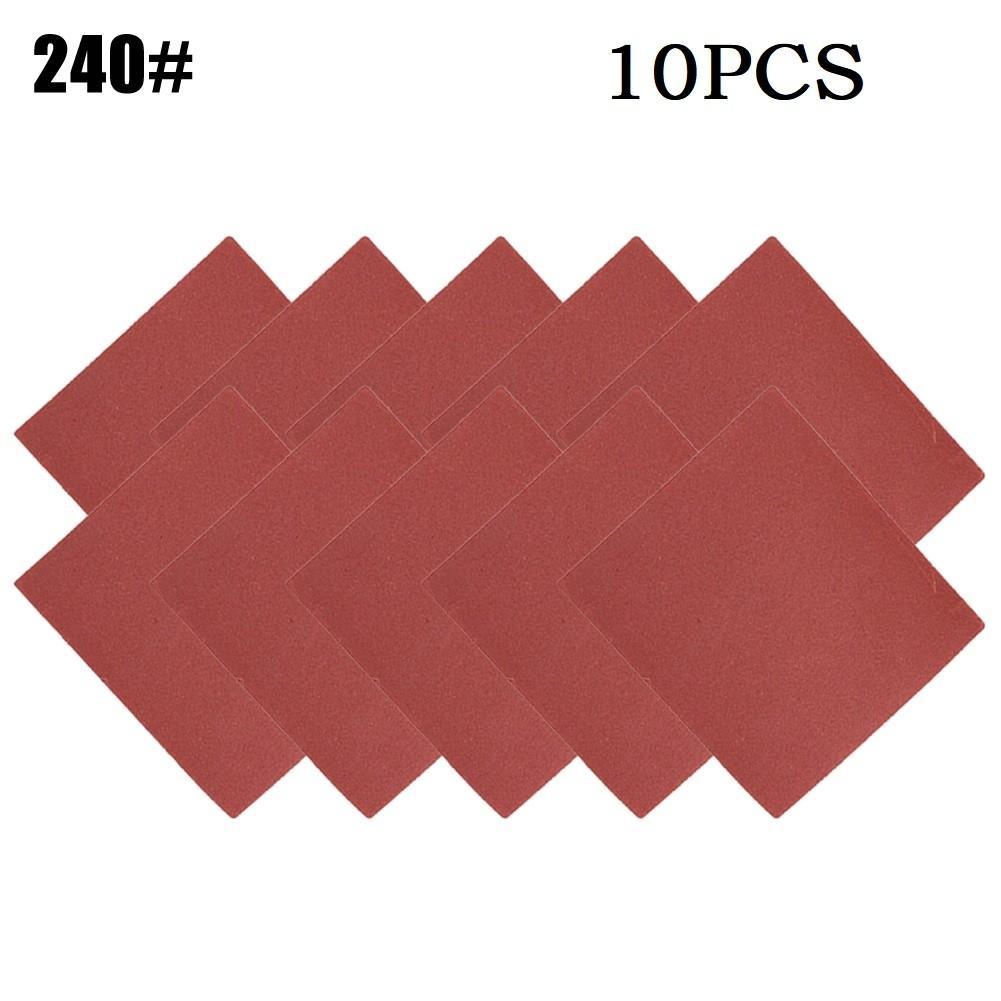 110*100mm Schleifpapier 60-1000 Körnung Zubehör Aluminiumoxid Rot Sets