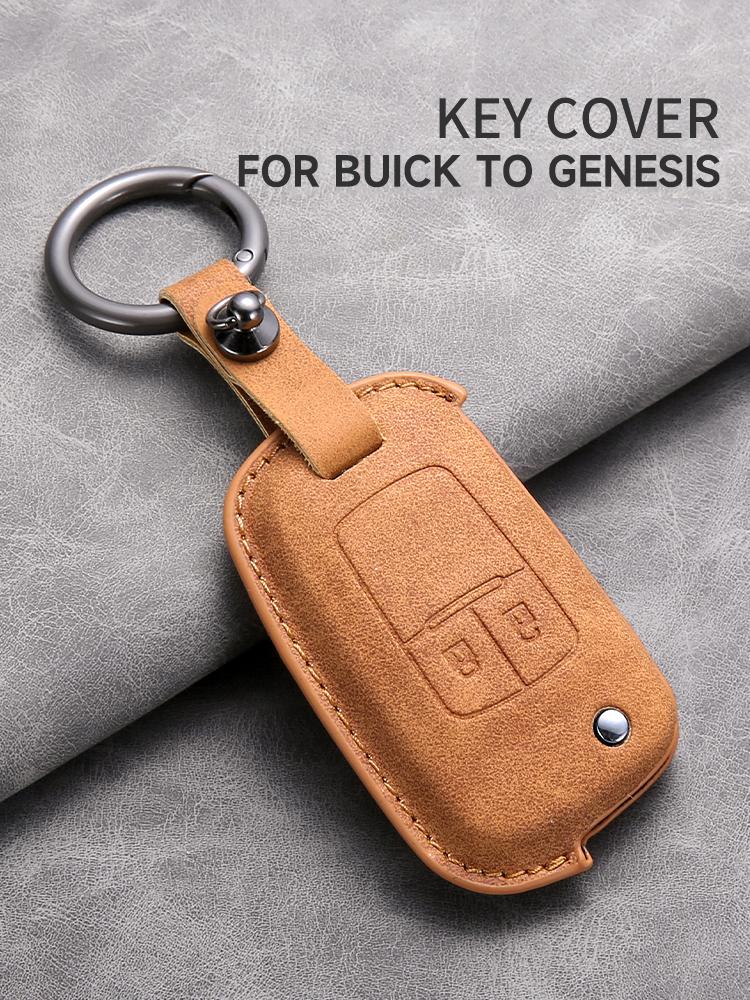 for Buick To Genesis Car Smart Key Case Cover Key Pack Remote Protection Sleeve Buckle Rope Special Accessories Multi Styles