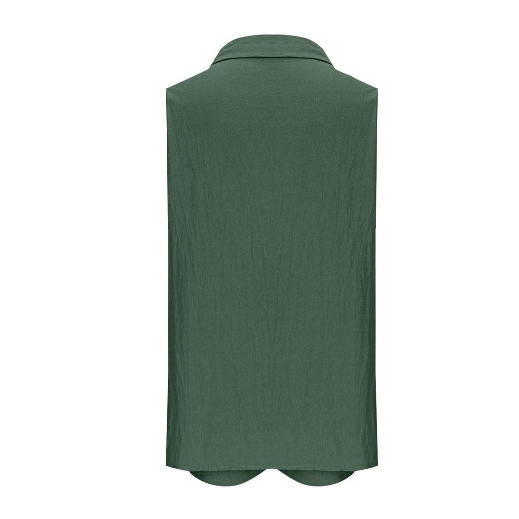 Women's Fashionable Loose Sleeveless Top + Shorts Casual Two-Piece Set