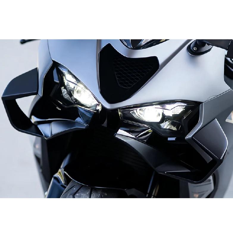 For Kawasaki ZX6R ZX-6R 2024 2025 2026 New Motorcycle Front Spoiler Front lip fixed wing Fairing Fixed Wing Aerodynamic Wing