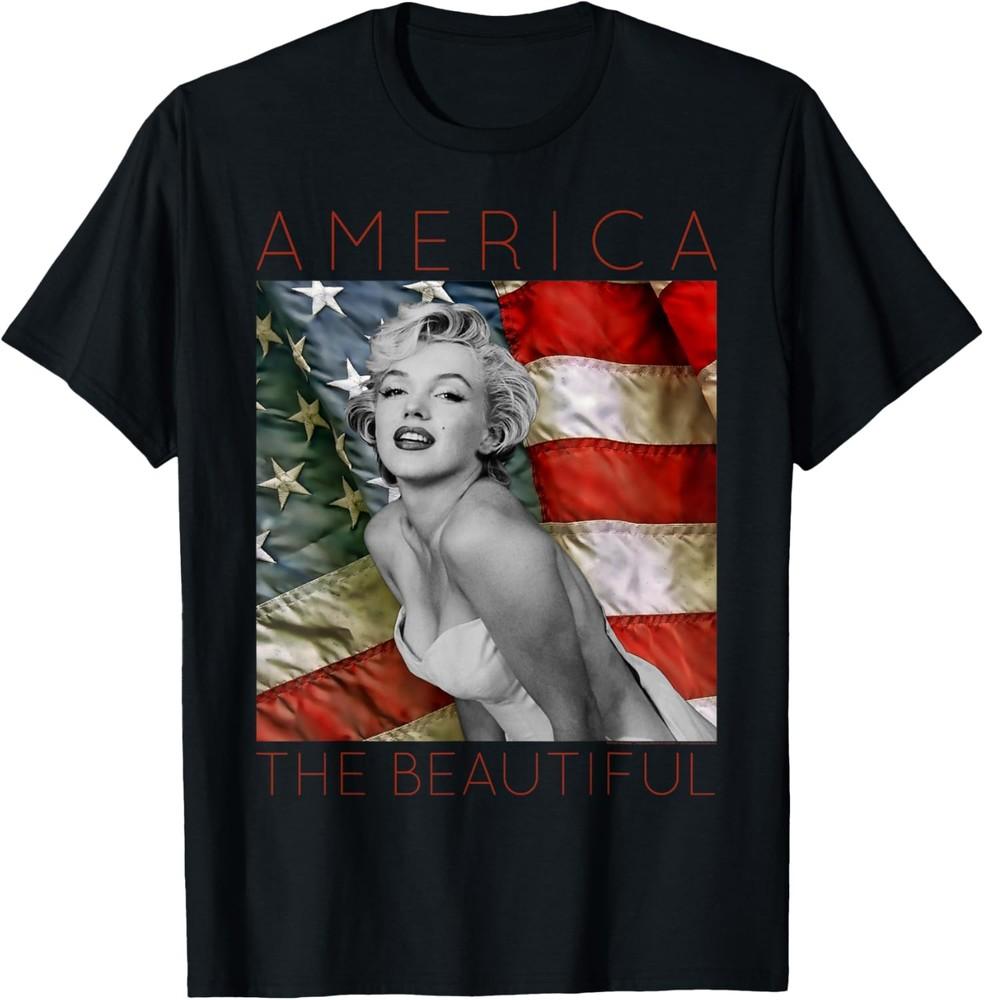 Marilyn Monroe America The Beautiful T-Shirt Unisex T-Shirt XXXL