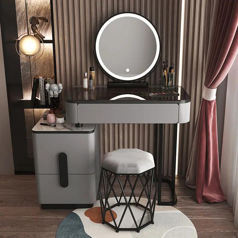 Mirrors Makeup Dressing Table Drawer Lighting Led Living Room Dressing Table Bedroom Household Home Furniture