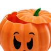 Spooky Holiday Desk Accessories 3D Printed Devil Pumpkin Storage Box with Lid, Funny Ghost Face Decorative Lid Halloween Decoration, Desktop Organizer