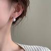 Pink Pearl Zirconia Stud Earrings - Elegant, Luxurious Fashion Jewelry for Women