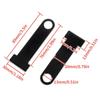 1Pair Motorcycle Helmet Lock Buckle Anti-Theft Quick Release Fastener Secure Connector Motorcycle Accessories