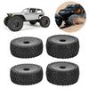 4pcs RC Front Rear Tires and Wheels with 12mm Hex for 1Celsius10 RC Off Road Car Upgrade Parts