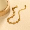 Mixed color love zircon bracelet wind design cherry shell bracelet 18k gold stainless steel bracelet