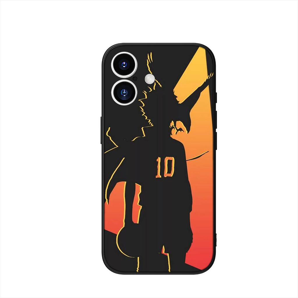 Volleyball Haikyuu Hinata Attacks Phone Cover Case for Apple iPhone 17 16 15 11 Pro XS Max XR 6 7 8 Plus + SE 2020 5 16E Casing