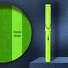 Refillable Ergonomic Fountain Pen for Students - Transparent Colored Plastic Design